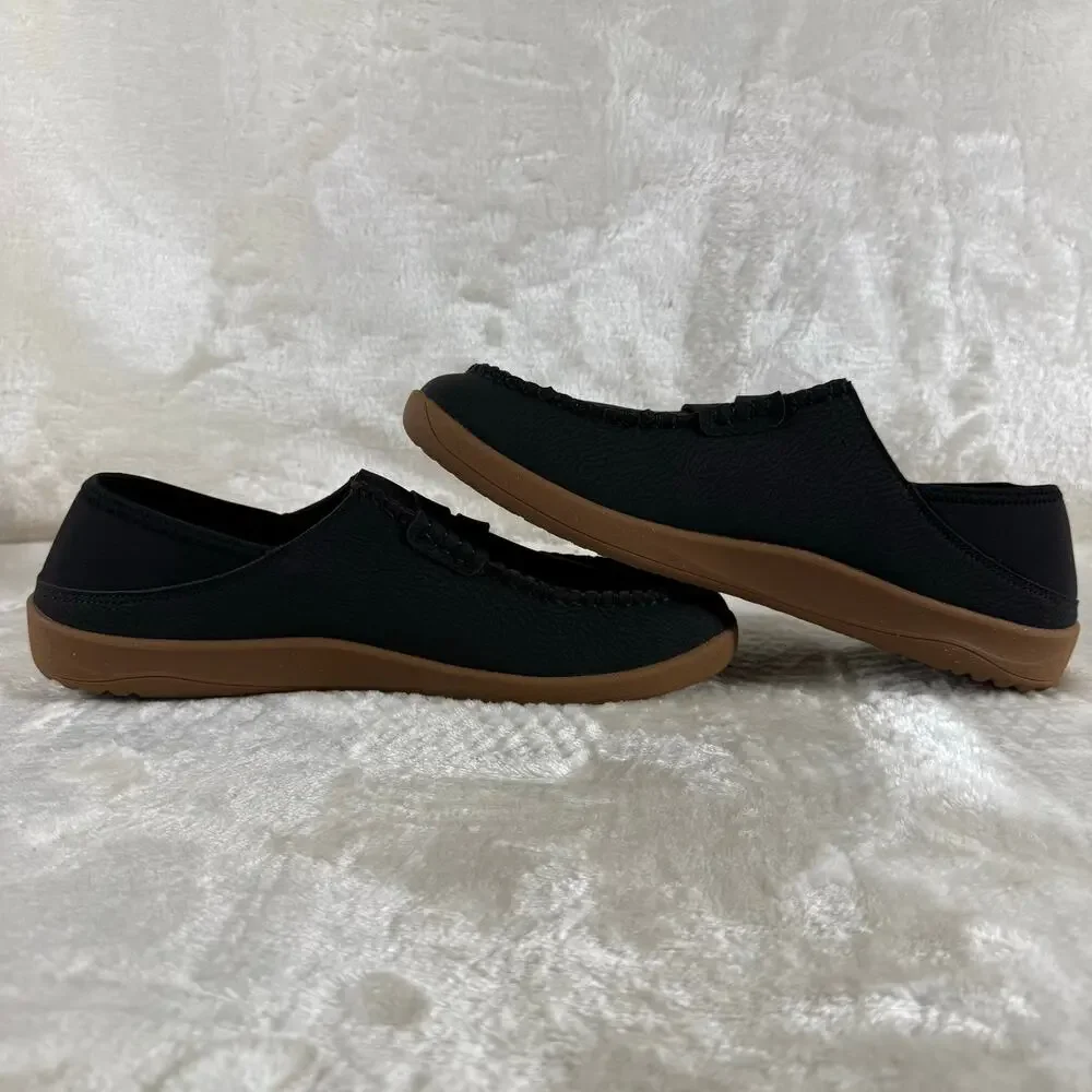 Hobibear Leather Loafers Men's Size EUR 44 Gray Slip On